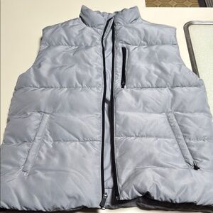 Tek Gear Men's Light Gray Puffer Vest